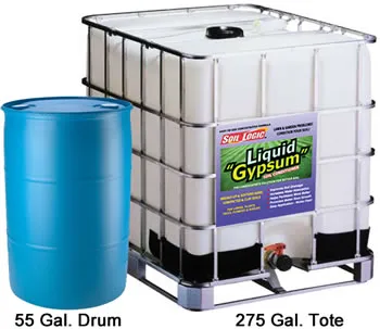 Large storage for liquid gypsum